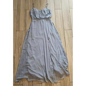Birdy Grey Bridesmaid Dress – Slate Blue – Women’s Medium – Long Formal Gown